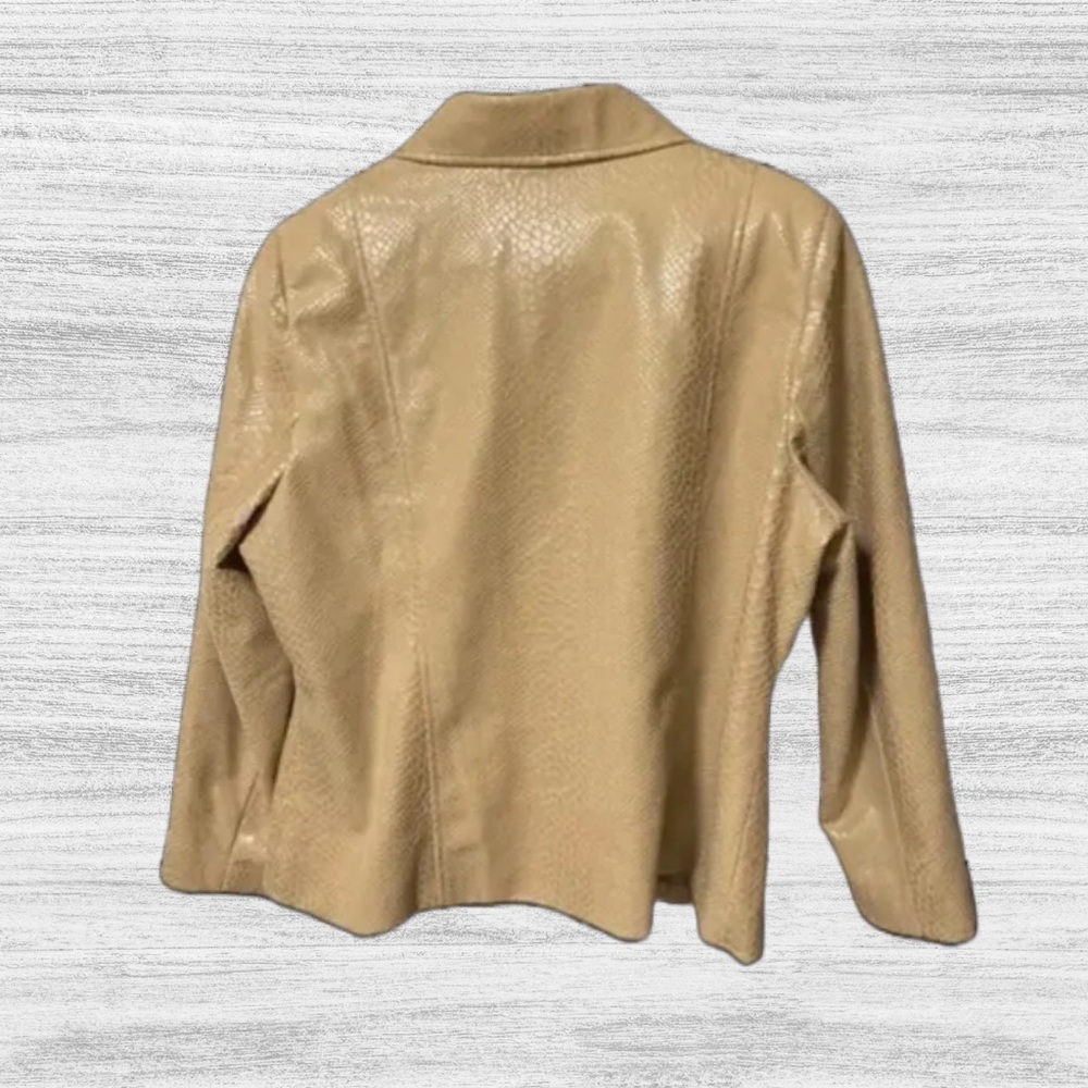 🌟Tanjay Beige Textured Jacket - Picture 3 of 6